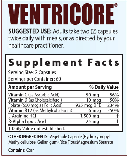 Ventricore Ingredients